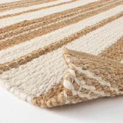 Riverton Striped Jute/Wool Area Rug Tan - Threshold™ Designed With Studio McGee -Threshold Décor Deals Store GUEST 0110659e 2efa 4ebf ba67 8ab0cc06e3ac
