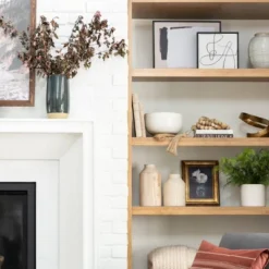 11" X 14" Floral Arrangement Framed Wall Canvas Gold/Navy - Threshold™ Designed With Studio McGee -Threshold Décor Deals Store GUEST 01e81152 9aef 46e2 a23b 05ebbf2039c4