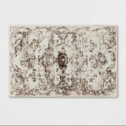 Stanfield Companion Distressed Scroll Area Rug Cream - Threshold™ 9 Stanfield Companion Distressed Scroll Area Rug Cream - Threshold™ -Threshold Décor Deals Store GUEST 0726d2b4 5e5f 4492 8635 4c8273a2e480