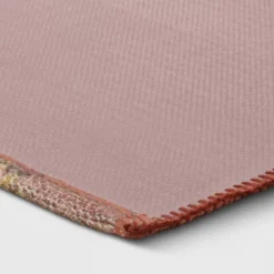 Southbury Washable Printed Diamond Persian Style Rug Rust - Threshold™ -Threshold Décor Deals Store GUEST 0937930e 7b4d 40df a390 3739f7c9d169