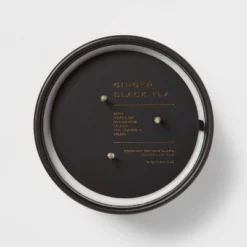 15oz Ceramic Jar 3-Wick Black Label Ginger Black Tea Candle - Threshold™ 5 15oz Ceramic Jar 3-Wick Black Label Ginger Black Tea Candle - Threshold™ -Threshold Décor Deals Store GUEST 101513e9 4210 4604 bdb9 03938613d90c