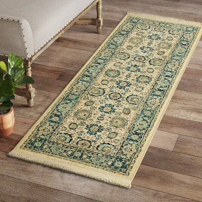 Persian With Fringe Border Woven Rug - Threshold 2 Persian With Fringe Border Woven Rug - Threshold - Image 2
