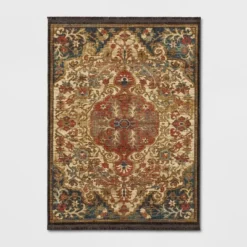 Floral Woven Medallion Persian Rug - Threshold 9 Floral Woven Medallion Persian Rug - Threshold -Threshold Décor Deals Store GUEST 15dbed82 385b 4f98 ac73 439d770df88f