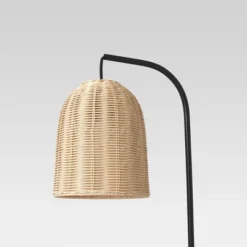 Addison Rattan Table Lamp Brown - Threshold™ -Threshold Décor Deals Store GUEST 18115be0 d520 4a1b 8ec5 a1ebd57528ae