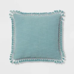 Euro Textured Slub Tassel Decorative Throw Pillow - Threshold™ -Threshold Décor Deals Store GUEST 1844d88a 7ae3 429a 8a24 992975e4da74