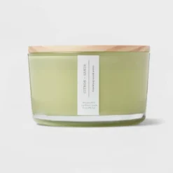 Citron And Sands Candle Green - Threshold™ -Threshold Décor Deals Store GUEST 1a4d9481 72eb 44f4 8afa e1c309366d2d