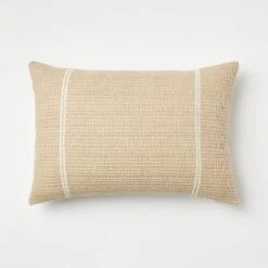 Oversize Embroidered Striped Throw Pillow Cream - Threshold™ Designed With Studio McGee -Threshold Décor Deals Store GUEST 1ddb9719 cee8 4fd1 9365 47a3d094f05c