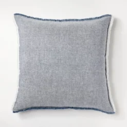 Oversized Reversible Linen Square Throw Pillow With Frayed Edges - Threshold™ Designed With Studio McGee -Threshold Décor Deals Store GUEST 203bd06b aca7 4221 8c6f 8e72bb86ebc1