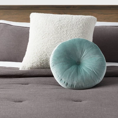 Euro Traditional Cozy Sherpa Fur Decorative Throw Pillow - Threshold™ 1 Euro Traditional Cozy Sherpa Fur Decorative Throw Pillow - Threshold™