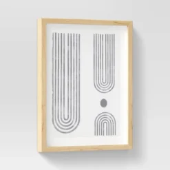 (Set Of 2) 16" X 20" Curve Lines Framed Under Glass Black - Threshold™ 8 (Set Of 2) 16" X 20" Curve Lines Framed Under Glass Black - Threshold™ -Threshold Décor Deals Store GUEST 24f5d4b2 be77 44d4 8749 915176716206