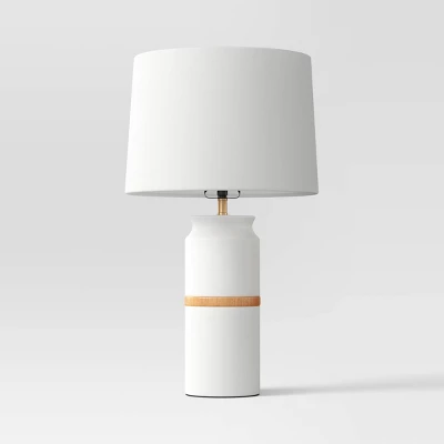 Ceramic And Wood Table Lamp (Includes LED Light Bulb) - Threshold™ 4 Ceramic And Wood Table Lamp (Includes LED Light Bulb) - Threshold™ - Image 4
