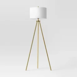 Ellis Tripod Floor Lamp Brass - Threshold™ -Threshold Décor Deals Store GUEST 263804f4 23df 4efe ae72 a07eedaf8c93