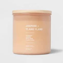 Glass Jar Jasmine And Ylang Candle Orange - Threshold™ -Threshold Décor Deals Store GUEST 283695f1 8725 4897 8c7c c88d9c94ee0b