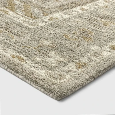Wool Tufted Geometric Persian Area Rug - Threshold 1 Wool Tufted Geometric Persian Area Rug - Threshold