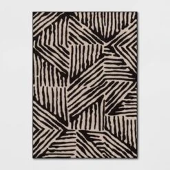 Abstract Lines Rug Black/Tan - Threshold™ 8 Abstract Lines Rug Black/Tan - Threshold™ -Threshold Décor Deals Store GUEST 2b3b14d6 1781 4d26 a5bb 3e2956f51323