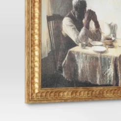 20" X 16" The Thankful Poor By Henry Ossawa Tanner Vintage Framed Wall Cotton Canvas Gold - Threshold™ -Threshold Décor Deals Store GUEST 323db025 289f 490e 9753 d74ddd454148