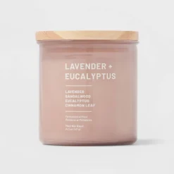 Glass Jar Lavender And Eucalyptus Candle - Threshold™ -Threshold Décor Deals Store GUEST 3db36f68 f2c9 4561 a858 68d6584366c0