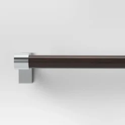 Dark Faux Wood Curtain Rod Nickel - Threshold™ 6 Dark Faux Wood Curtain Rod Nickel - Threshold™ -Threshold Décor Deals Store GUEST 3f1572b1 fc3d 4ce8 8600 dec628aa2d09