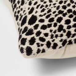 Square Jacquard Leopard Decorative Throw Pillow Black/Natural - Threshold™ 5 Square Jacquard Leopard Decorative Throw Pillow Black/Natural - Threshold™ -Threshold Décor Deals Store GUEST 428e0ddc 7458 4bb1 8b9a 71e11e80babc