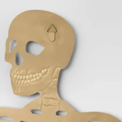 45" Halloween Metal Posable Skeleton Gold - Threshold™ 5 45" Halloween Metal Posable Skeleton Gold - Threshold™ -Threshold Décor Deals Store GUEST 4415959a 3bdf 45e0 9983 e238893bcad9