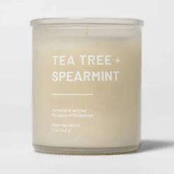 Glass Jar Tea Tree And Spearmint Candle Beige - Threshold™ -Threshold Décor Deals Store GUEST 44b883d8 baee 4787 a74c 3d32a16e8b4f