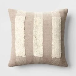 Textural Woven Striped Square Throw Pillow - Threshold™ 11 Textural Woven Striped Square Throw Pillow - Threshold™ -Threshold Décor Deals Store GUEST 44bd2b64 da9a 4165 b973 54c82c1e2530