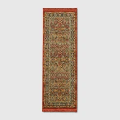Damask Woven Persian With Fringe Rug - Threshold™ -Threshold Décor Deals Store GUEST 44fe94c6 139c 4b1c 8b34 9fa50a22133e