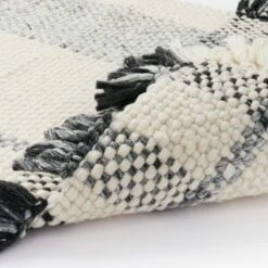 Laurelhurst Indoor/Outdoor Plaid Rug Black/White - Threshold™ Designed With Studio McGee -Threshold Décor Deals Store GUEST 47457b71 5c9b 42df 87fc 530893609812