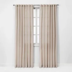 1pc Light Filtering Linen Window Curtain Panel - Threshold™ -Threshold Décor Deals Store GUEST 4db17cab 22b1 49a0 9537 7c04d068a2c5