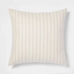 Oversized Cotton Striped Square Throw Pillow - Threshold™ -Threshold Décor Deals Store GUEST 4f713579 8e75 4463 a43e 8ad2a3afb065