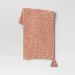 Textured Knit Throw Blanket With Tassels - Threshold™ -Threshold Décor Deals Store GUEST 5087cdad ca47 4a1c 9008 efd6666a355c