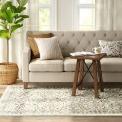 Kenbridge Persian Border Tile Print Mushroom Rug - Threshold™