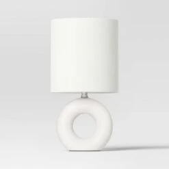 Abstract Ceramic Mini Table Lamp White - Threshold™ -Threshold Décor Deals Store GUEST 547e7228 701a 4f70 910a f62eefa80d54