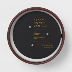 15oz Ceramic Jar 3-Wick Black Honey Vanilla Candle Plum Purple - Threshold™ 5 15oz Ceramic Jar 3-Wick Black Honey Vanilla Candle Plum Purple - Threshold™ -Threshold Décor Deals Store GUEST 628598e2 25c1 4401 a53c 5b759f517136