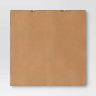 24" X 24" Watercolor Mountain Framed Canvas - Threshold™ 1 24" X 24" Watercolor Mountain Framed Canvas - Threshold™