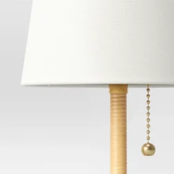 Mini Rattan Wrap Stick Table Lamp Brass - Threshold™ -Threshold Décor Deals Store GUEST 63dbdd05 9611 477a a830 058260853096