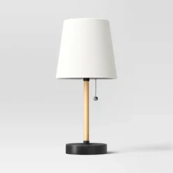 Mini Rattan Wrap Stick Table Lamp Black - Threshold™ -Threshold Décor Deals Store GUEST 64872074 519f 4dc9 9c41 eaa5ffad99e8