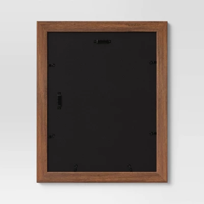Wood Matted Wall Frame Midtone Woodgrain - Threshold™ 3 Wood Matted Wall Frame Midtone Woodgrain - Threshold™ - Image 3