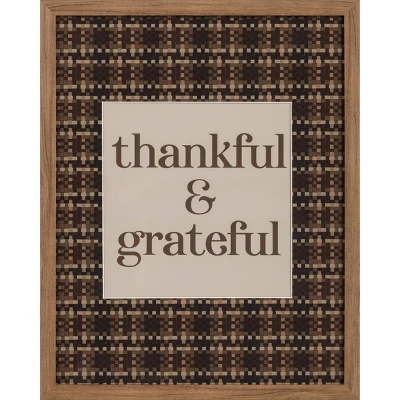 16" X 20" Thankful & Grateful Framed Under Plexi - Threshold™ 5 16" X 20" Thankful & Grateful Framed Under Plexi - Threshold™ - Image 5