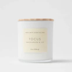 Wood Lidded Glass Wellness Focus Candle - Threshold™ 7 Wood Lidded Glass Wellness Focus Candle - Threshold™ -Threshold Décor Deals Store GUEST 6ad6f3d2 39ad 4239 9365 f6449a665735