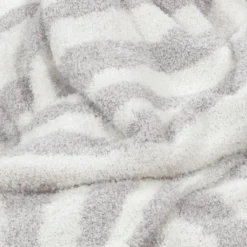 Cozy Feathery Knit Zebra Throw Blanket Gray - Threshold™ -Threshold Décor Deals Store GUEST 6b16d9b3 e000 4c98 8e39 1777b4f9ed26