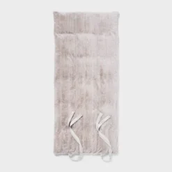 Luxe Channel Faux Fur Lounge Pillow Light Gray - Threshold™ -Threshold Décor Deals Store GUEST 6b4540a7 e802 4a72 9e74 ec8cd0ced3ce