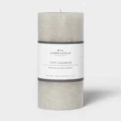 Pillar Cozy Cashmere Candle Gray - Threshold™ 7 Pillar Cozy Cashmere Candle Gray - Threshold™ -Threshold Décor Deals Store GUEST 6ba11b2c 3a44 4095 898c 9eb621ed2bf1