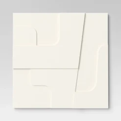 (Set Of 4) 12" X 12" 3D Decorative Graphic Tiles White - Threshold™ -Threshold Décor Deals Store GUEST 6c1b35a6 25db 4527 9b31 c6b908d69152