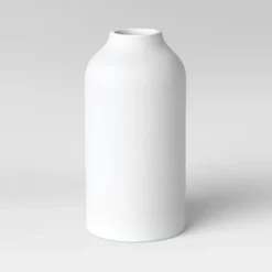 Textured Ceramic Vase White - Threshold™ -Threshold Décor Deals Store GUEST 716f4444 4c20 412b b560 53e01589e38f
