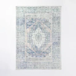 Brighton Distressed Vintage Persian Rug Light Blue - Threshold™ Designed With Studio McGee 7 Brighton Distressed Vintage Persian Rug Light Blue - Threshold™ Designed With Studio McGee -Threshold Décor Deals Store GUEST 749f8c26 ca3a 4ac4 b6de f950c498d722