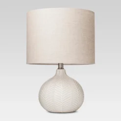 Textured Ceramic Accent Lamp Cream - Threshold™ -Threshold Décor Deals Store GUEST 755a0d43 5e83 4582 a96a d96f0a939760