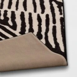 Abstract Lines Rug Black/Tan - Threshold™ 7 Abstract Lines Rug Black/Tan - Threshold™ -Threshold Décor Deals Store GUEST 757eb682 1900 4a81 83c1 dc0e6e4ba4cc