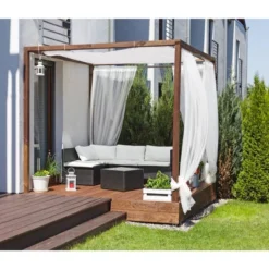 66"-120" Dual Mounted Indoor/Outdoor Tension Window Rod Light Gray - Threshold™ -Threshold Décor Deals Store GUEST 778e8f70 86b4 4274 9f61 b1ebb5d4b18a