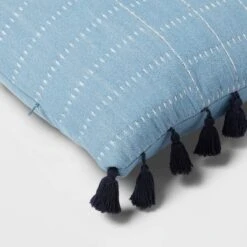 Oversized Oblong Pick Stitch Plaid Tassel Decorative Throw Pillow - Threshold™ -Threshold Décor Deals Store GUEST 7a8f6136 0e2b 40d3 b8b7 c710ab07b699